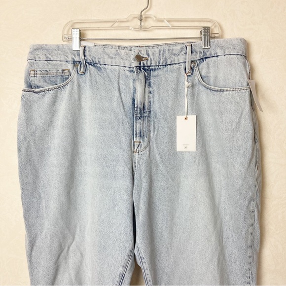 Good American Good Classic Slim High Rise Jeans Light Wash Women’s Size 16 - Picture 6 of 13